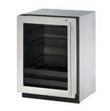 U-Line - 24" 2000 Series Beverage Center - 2224BEV - U-2224BEVS-00B