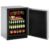 U-Line - 24" 2000 Series Refrigerator - 2224R - U-2224RS-00B