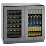 U-Line - 36" 3000 Series Beverage Center - U-3036BVWC - U-3036BVWCINT-00B