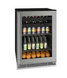 U-Line - 24" 1 Class Convertible Freezer - 115V - HFZ124 - UHFZ124-SS01B