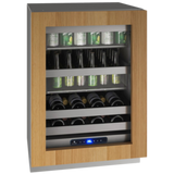 U-Line - 24" 5 Class Slide & Secure™ Dual-Zone Beverage Center - HBD524 - UHBD524-SG41A