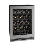 U-Line - 24" 1 Class Wine Refrigerator - HWC024 - UHWC024-SG01A