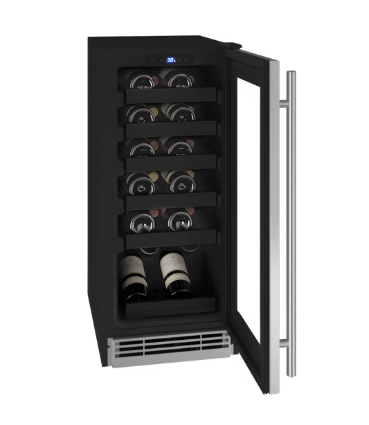 U-Line - 15" 1 Class Wine Refrigerator - HWC115 - UHWC115-SG01A