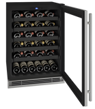 U-Line - 24" 1 Class Wine Refrigerator - HWC124 - UHWC124-SG01A