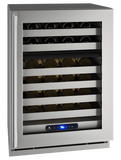 U-Line - 24" 5 Class Dual-Zone Wine Refrigerator - HWD524 - UHWD524-SG01A