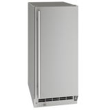 U-Line - 15" Outdoor Crescent Ice Maker - 115 V - OCR115 0- UOCR115-SS01B