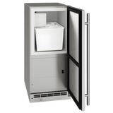 U-Line - 15" Outdoor Crescent Ice Maker - 115 V - OCR115 0- UOCR115-SS01B