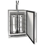 U-Line - 24" Outdoor Keg Refrigerator - OKR124 - UOKR124-SS01A