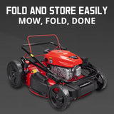 Powersmart 3-In-1 Lawn Mower 21" Self-Propelled 170cc Gas Engine Red Used - DB8621AS