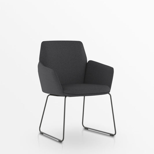 Poppy Guest Chair with Sled Base - BP01252
