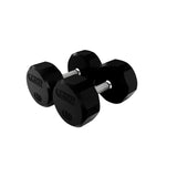 TROY 5-50 lb 12-Sided Urethane Dumbbell Set with Rack -  COMMPAC-TSDU50