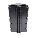 Troy 12-Sided 3-50lb Dumbbells with Rack - VERTPAC-TSDR50G