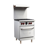Vulcan SX24-4B 24" Natural Gas 4-Burner Range With Standard Oven - 143,000 BTU - SX24-4B NG