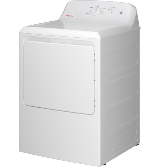 HOTPOINT 6.2 cu. ft. Capacity  Electric Dryer with Up To 120 ft. Venting and Shallow Depth - HTX26EASWWW-KT