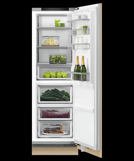 FISHER & PAYKEL RS2474S3RH1 Integrated Triple Zone Refrigerator, 24", Water - RS2474S3RH1-KT