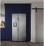 GE APPLIANCES GSS25IYNFS GE® 25.1 Cu. Ft. Fingerprint Resistant Side-By-Side Refrigerator - GSS25IYNFS-KT
