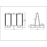 Aardwolf Demountable Frame - DFF200
