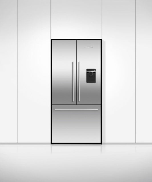 FISHER & PAYKEL RF170ADUSX4N Freestanding French Door Refrigerator Freezer, 32", 17 cu ft, Ice & Water  - RF170ADUSX4N-KT