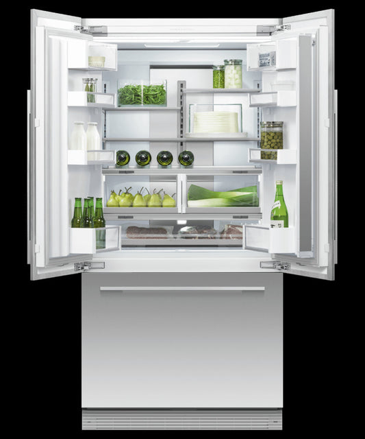FISHER & PAYKEL RS36A72U1N Integrated French Door Refrigerator Freezer, 36", Ice & Water - RS36A72U1N-KT