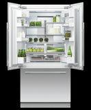 FISHER & PAYKEL RS36A72U1N Integrated French Door Refrigerator Freezer, 36", Ice & Water - RS36A72U1N-KT