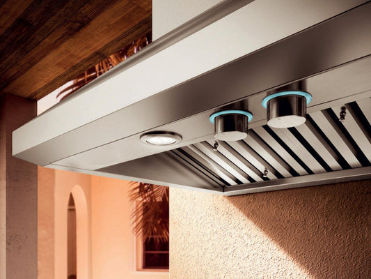 Elica - CAPRI - Elica Pro - 36" W x 32" D x 18" H, Stainless - Outdoor Wall Mount Hoods- ECP136SS
