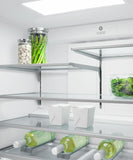 FISHER & PAYKEL RF203QDUVX1 Freestanding Quad Door Refrigerator Freezer, 36", 18.9 cu ft, Ice & Water - RF203QDUVX1-KT
