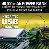 Greenworks 40V 19" Cordless Battery Push Mower w/ 4.0Ah USB Battery & Charger - 2524902