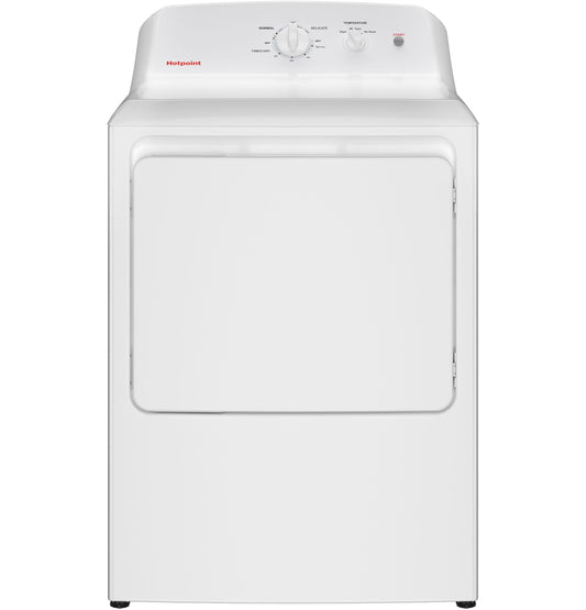HOTPOINT 6.2 cu. ft. Capacity Gas Dryer with Up To 120 ft. Venting and Shallow Depth -HTX26GASWWW-KT