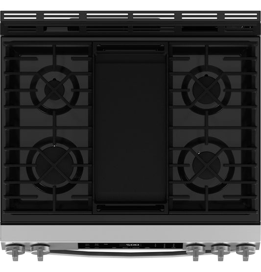 GE APPLIANCES GGS500PVSS GE(R) 30" Slide-In Front-Control Gas Range - GGS500PVSS-KT