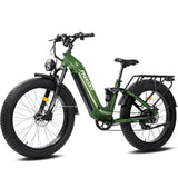 Big Bear eBikes FREESKY Wildcat Pro A-340 1000 w Ready to Ride Step Thru Ebike 4 Electric Fat Tire Mountain eBike - FREES|MOUNT|BLACK|0562