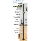 iDeal Bison 3" CarbonLite Composite Complete Volleyball System - VB7222