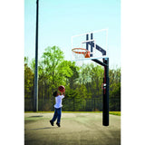 iDeal Bison 36″ x 60″ ZipCrank Adjustable Outdoor Basketball Hoop - PR95UZC