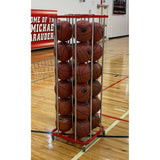 iDeal Bison SpaceSaver Lockable Vertical Ball Cart (16 Balls) - BA165V