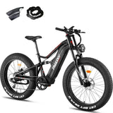 FREESKY Swifthorse X-6e 1000 w Mountain Ebike 4 Fat Tire Electric Fat Tire Mountain eBike - FREES|MOUNT|BLACK|0095