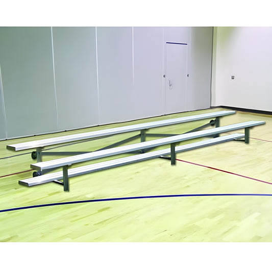 Bleacher - 15 ft. (2 Row - Single Foot Plank) - Tip & Roll - BLCH-2TRG