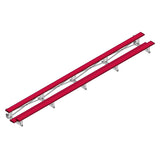 Bleacher - 27 ft. (2 Row - Single Foot Plank) - Tip & Roll - BLCH-227TRG
