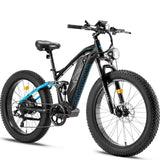 FREESKY Eurostar M-410 1000 w Mountain Ebike 4 Fat Tire Electric Fat Tire Mountain eBike - FREES|MOUNT|RED|0101