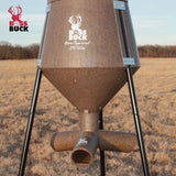 Boss Buck 200 Pound Gravity Fed Tripod Corn and Protein Pellet Feeder (2 Pack) - 216000