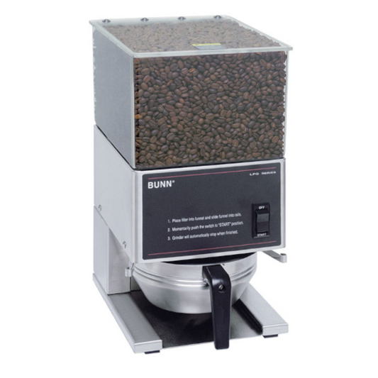 Bunn 20580.0001 LPG Low Profile 6 lb Capacity Single Hopper Grinder - BU205800001