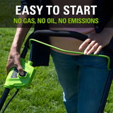 Greenworks 40V 19" Cordless Battery Push Mower w/ 4.0Ah USB Battery & Charger - 2524902