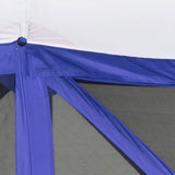 CLAM Quick-Set Escape Sport 11.5 x 11.5 Ft Tailgating Canopy Shelter Tent, Blue - 145183