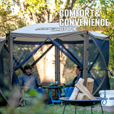 CLAM Quick Set Venture Canopy Shelter + CLAM Quick Set Screen, Gray (2 Pack) - 399163