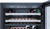 Elica -  Single Door, Dual Zone, Wine Cellar, 23 7/16" W x 22 7/16" D x 33-34" H, 4.8 cu/ft   - Undercounter Refrigerator | EWS52SS1