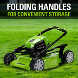 Greenworks 40V 19" Cordless Battery Push Mower w/ 4.0Ah USB Battery & Charger - 2524902