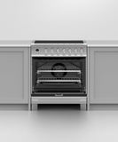 FISHER & PAYKEL OR30SCI6X1 Induction Range, 30", 4 Zones, Self-cleaning - OR30SCI6X1-KT