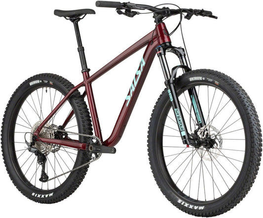 Salsa NEW Salsa Rangefinder Deore 12 27.5+ - Dark Red Hardtail Mountain Bike - 210000043623