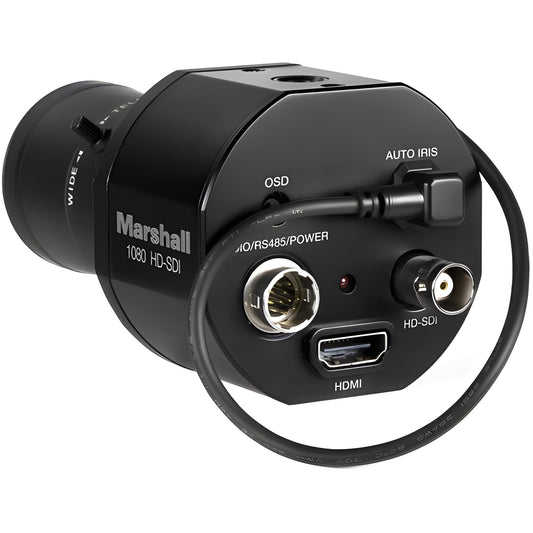 Marshall CV345-CSB Full-HD (3G/HD-SDI) 2.5MP Compact Broadcast Camera with AUDIO + HDMI - CV345CSB