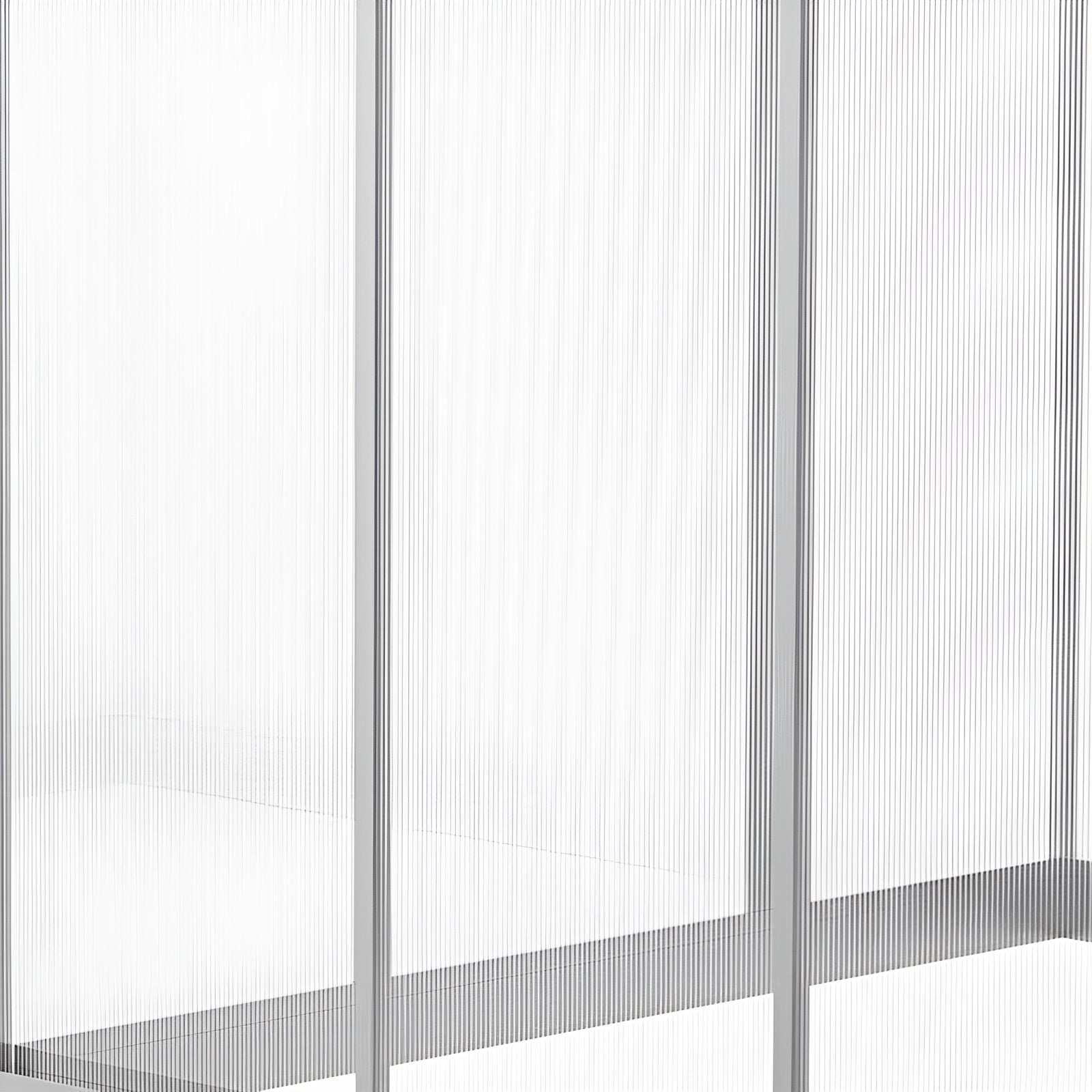 Outsunny 6' L x 6' W Walk-In Polycarbonate Winter Greenhouse - 845-243