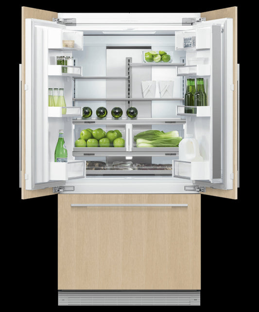 FISHER & PAYKEL RS36A72J1N Integrated French Door Refrigerator Freezer, 36", Ice - RS36A72J1N-KT
