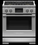 FISHER & PAYKEL RDV3304N Dual Fuel Range, 30", 4 Burners, Self-cleaning - RDV3304N-KT